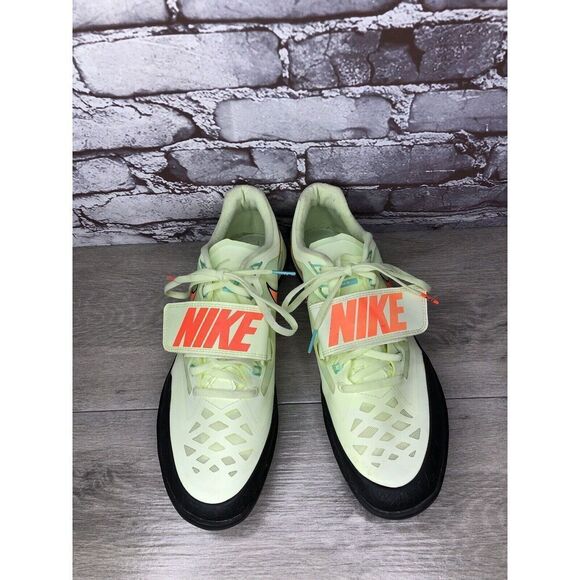 Nike Zoom Rotational 6 Barely Volt Hyper Green Mesh Orange Shoes Men 12M US/46EU - Picture 6 of 16